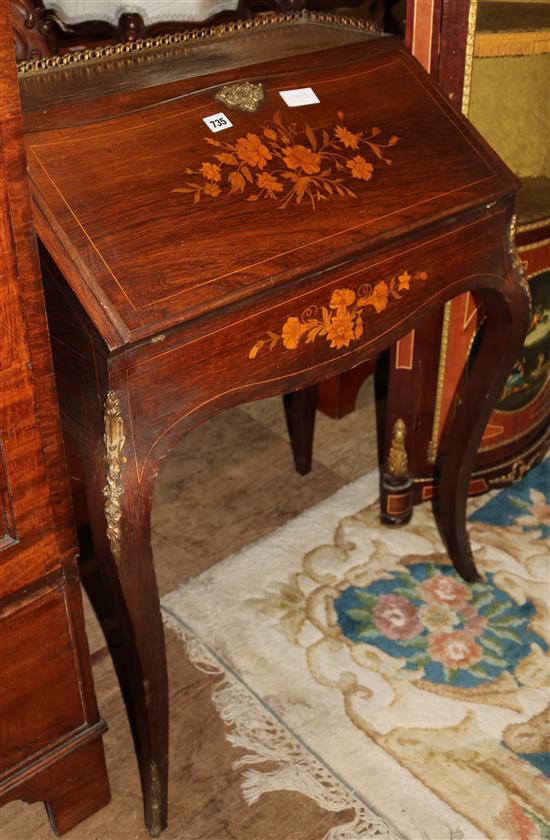 Inlaid bureau de dame